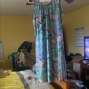 Elegant Paisley Midi Dress - Multicolor